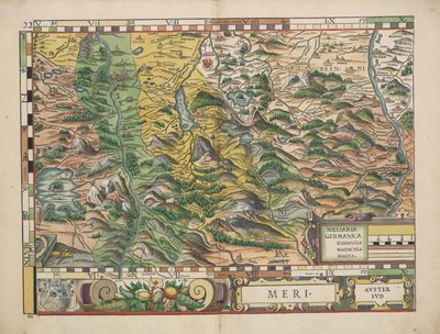 Bavarian Land Tables of 1568 (Table 22) by Philipp Apian